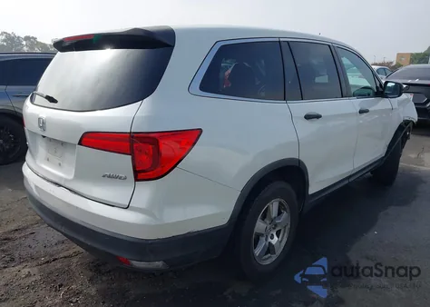 2017 Honda Pilot Lx из США, поврежденный, VIN 5FNYF6H18HB044665